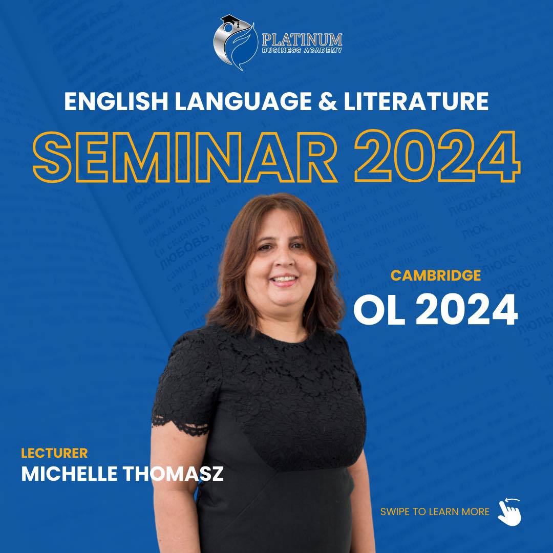 Cambridge English Language Seminar by Mrs Michelle Thomasz